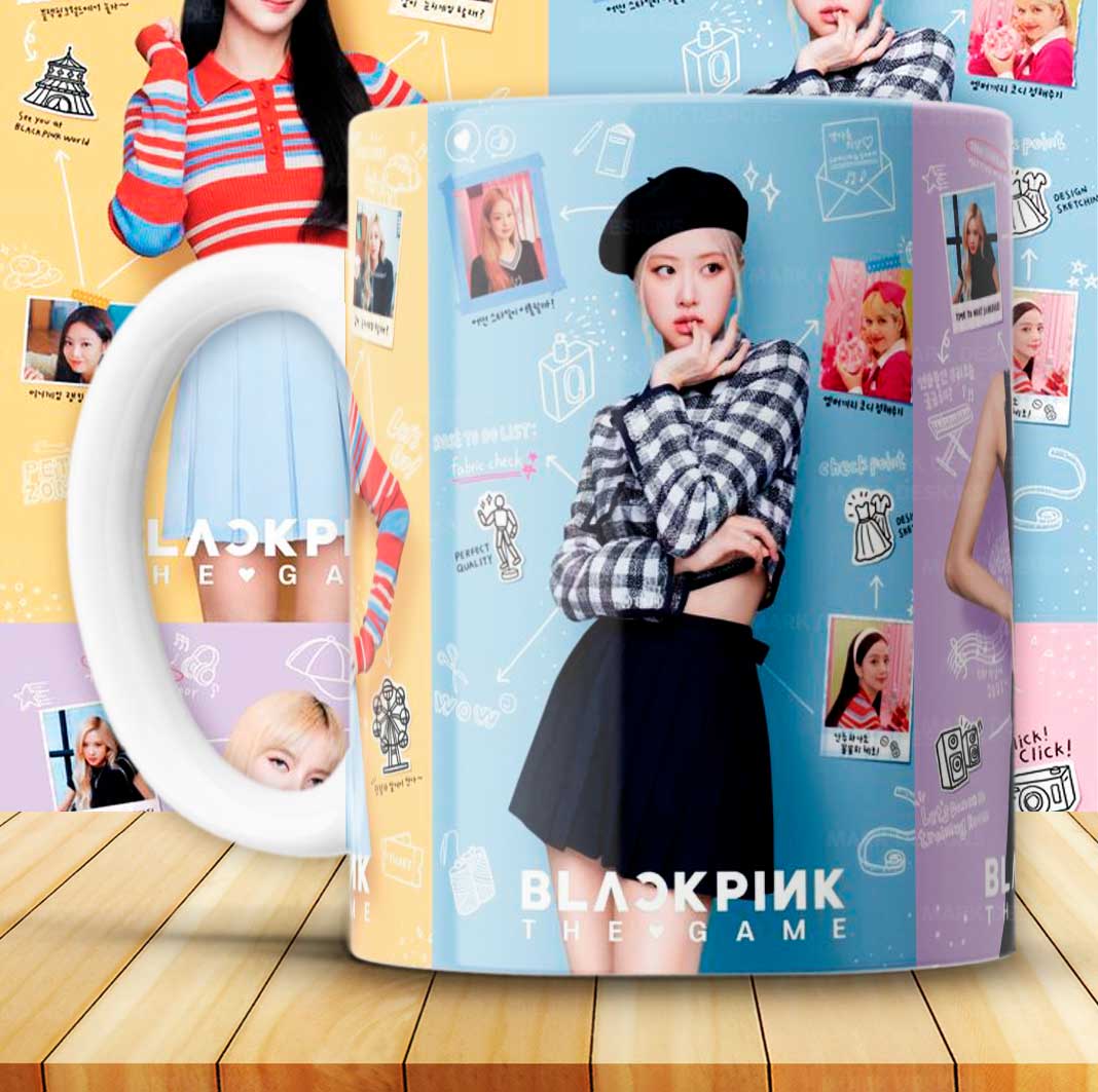 12 Plantillas para Tazas BLACKPINK