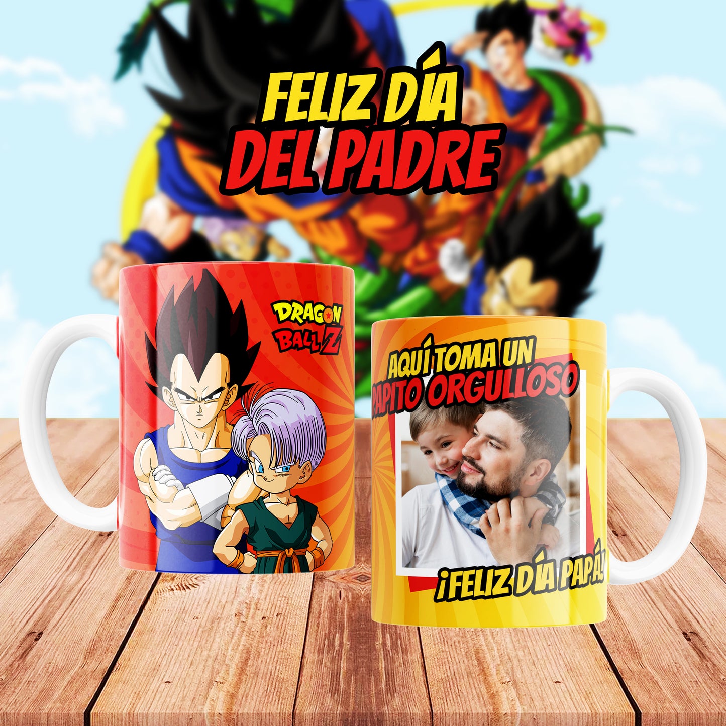 132 Diseños DÍA DEL PADRE -Pack Personajes Famosos y Anime –