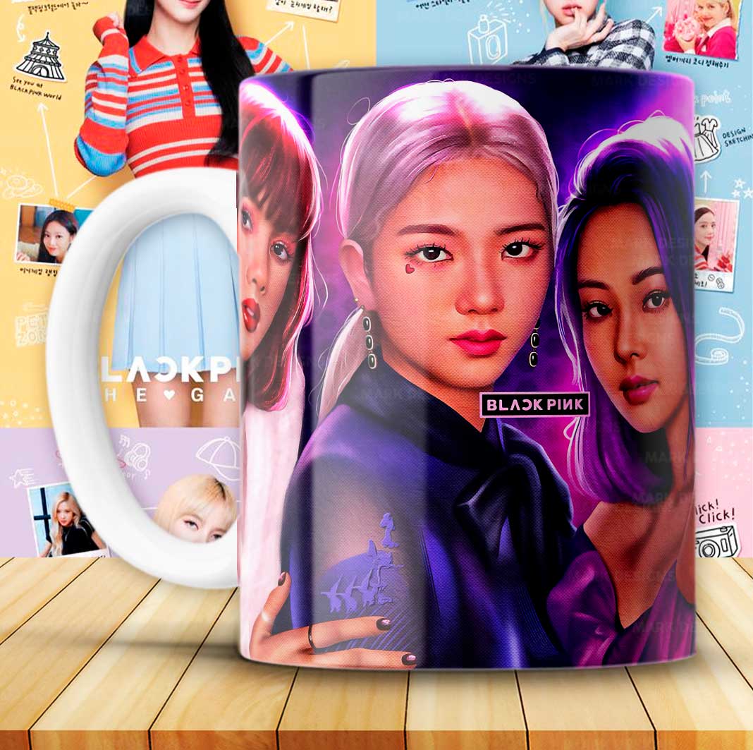 12 Plantillas para Tazas BLACKPINK