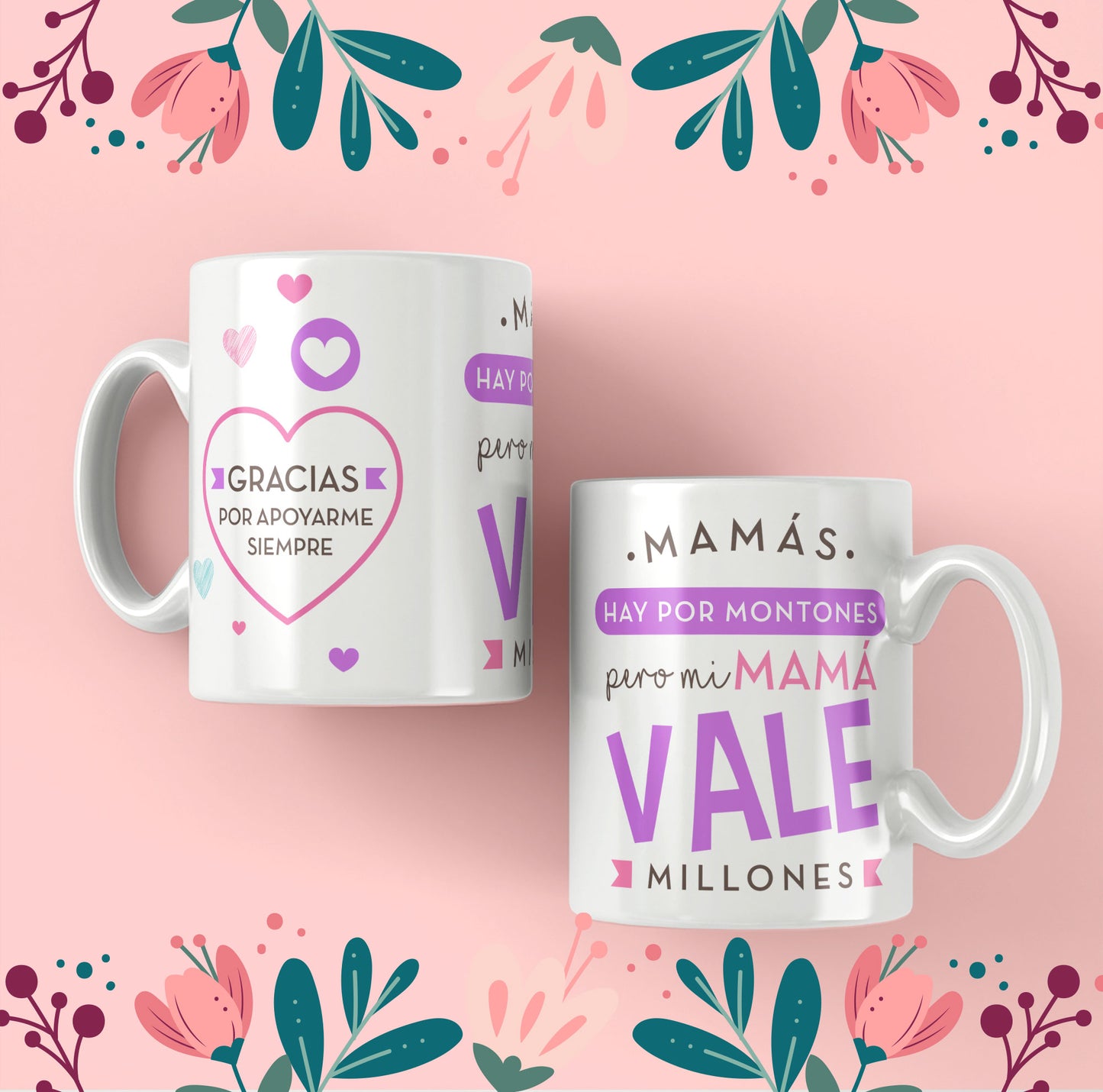MEGA PACK DÍA DE LAS MADRES +300  Diseños para Tazas,