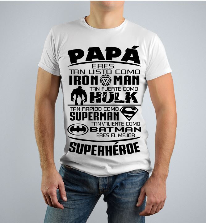 136 Plantillas Editables Día del Padre para Poleras | PSD y PNG