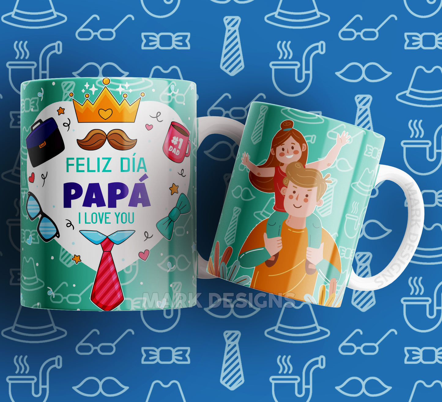 148 Diseños día del padre - Pack Dibujitos y Cuadros
