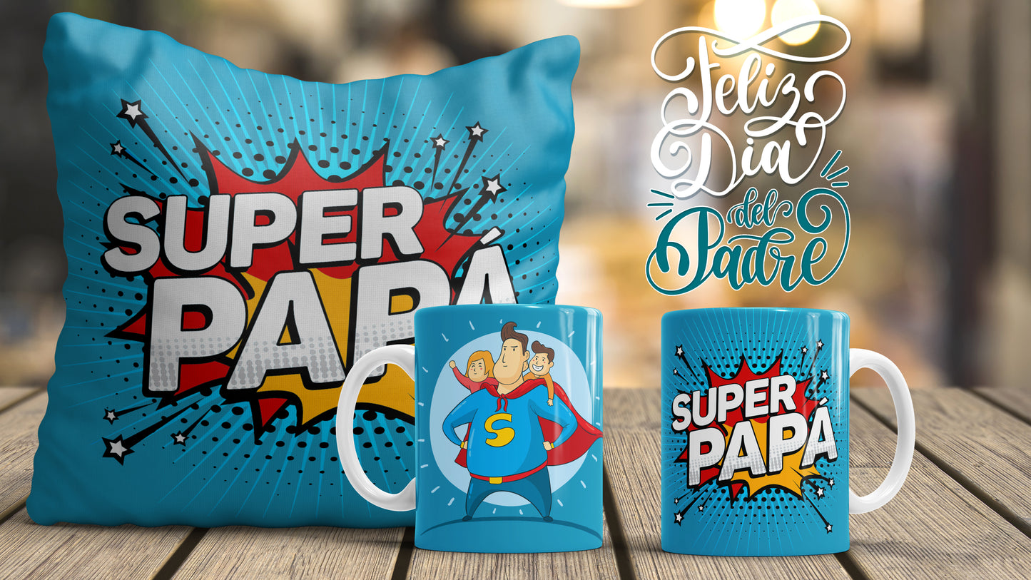 Plantillas Día del Padre | Pack Tazas y Cojines +100 PNG y PSD