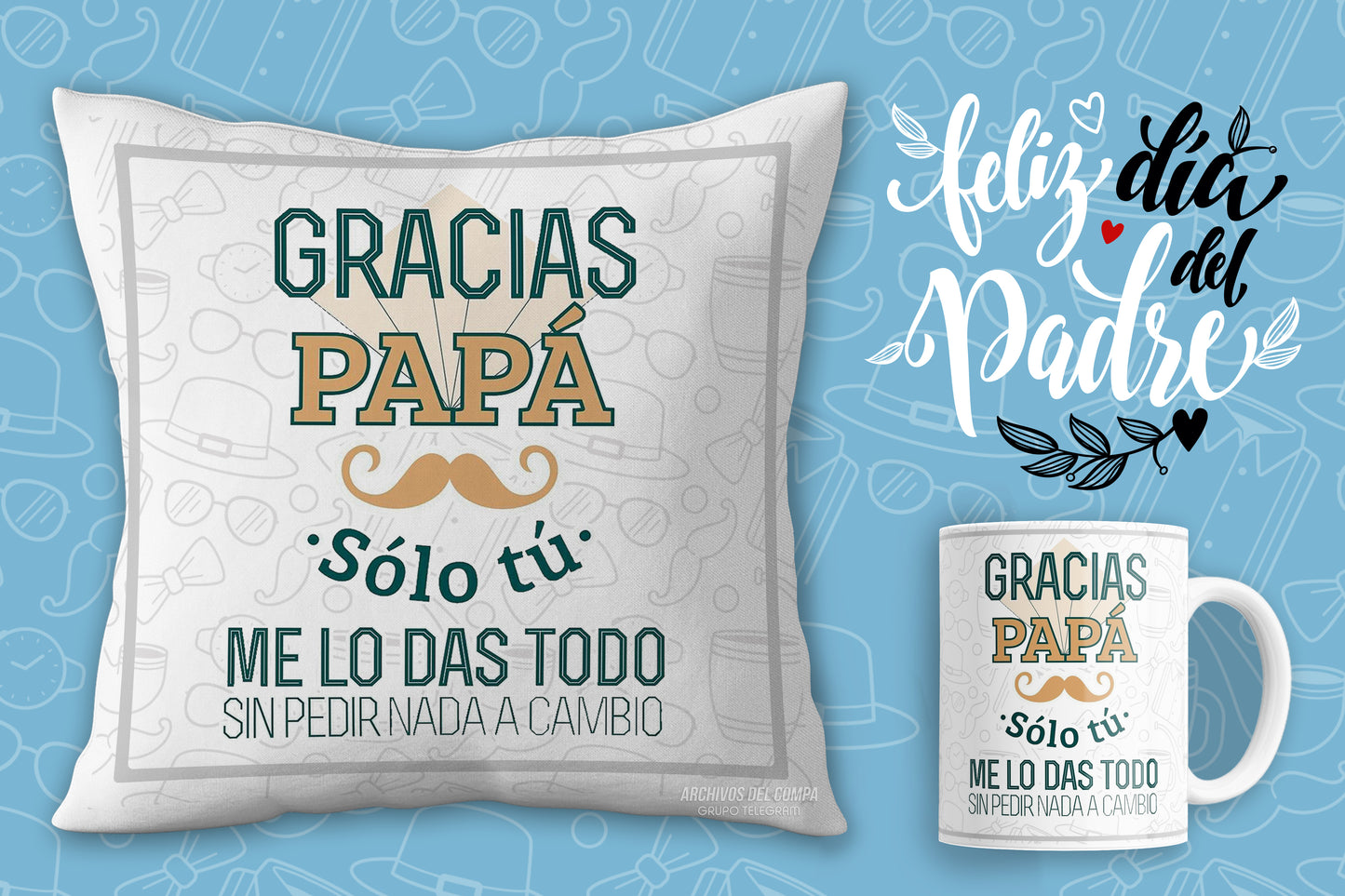 144 Plantillas Editables Día del Padre Profesiones | PSD y PNG
