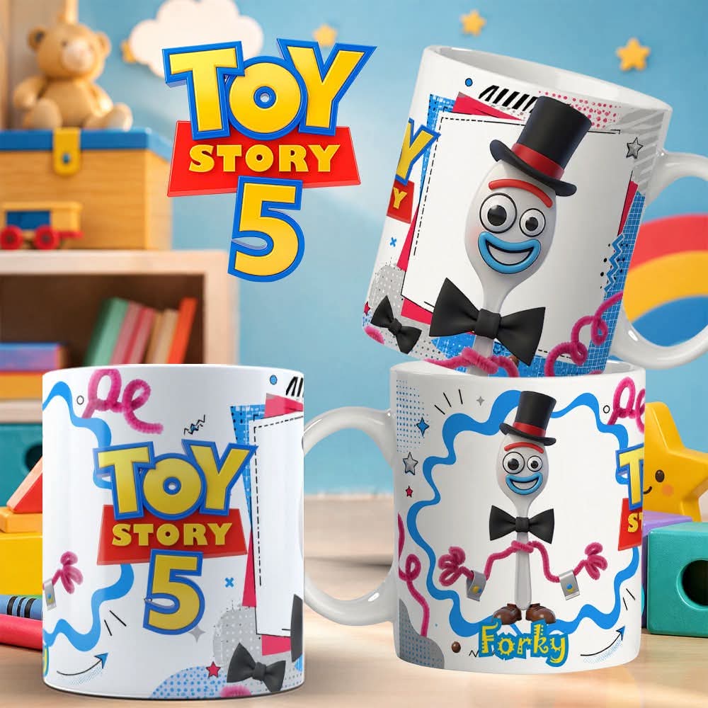Pack 50 Diseños Toy Story 5 para Tazas y Sublimación