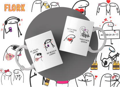 Pack 30  de Canciones Populares con Dibujos Flork para Tazas 11 oz