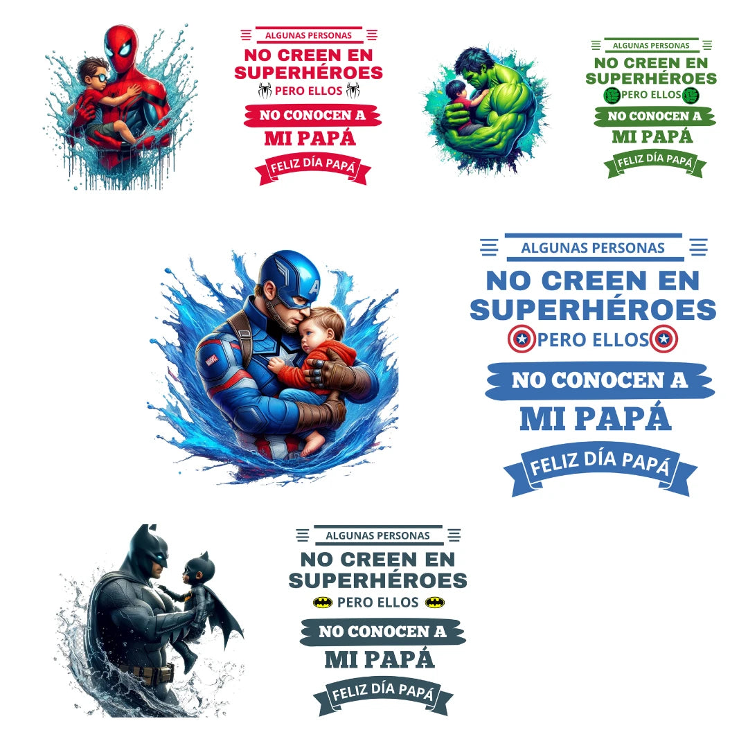 Plantillas Día del Padre | Pack Tazas y Cojines +100 PNG y PSD