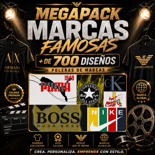 MEGA PACK MARCAS FAMOSAS