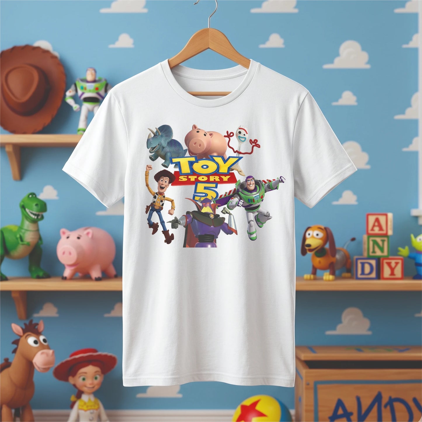Pack 80 Diseños Toy Story 5 para Poleras