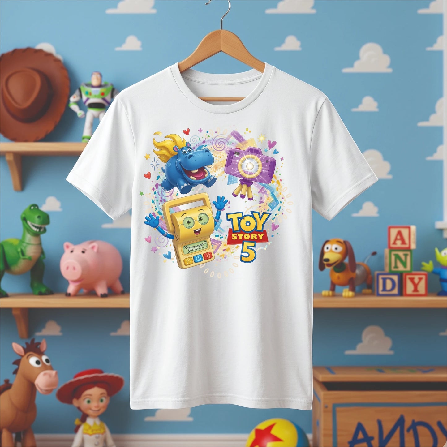 Pack 80 Diseños Toy Story 5 para Poleras