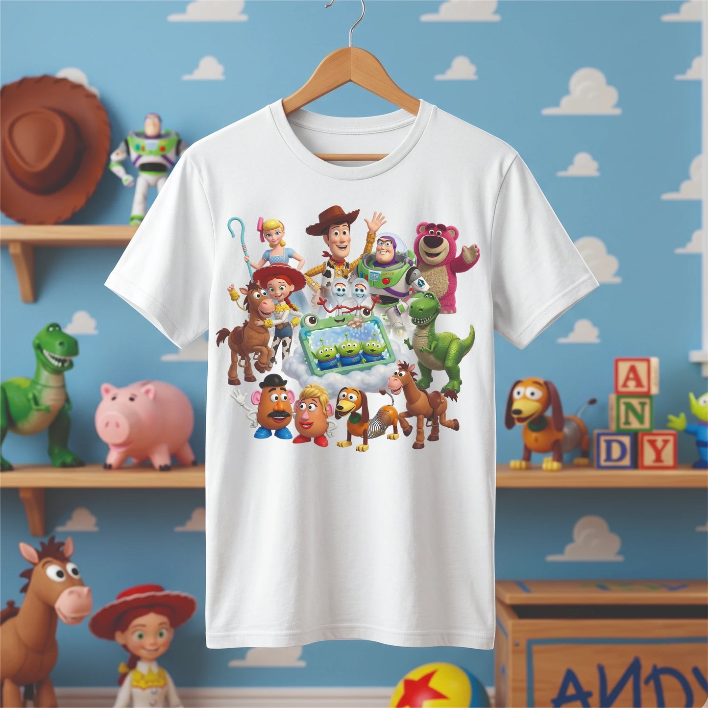 Pack 80 Diseños Toy Story 5 para Poleras