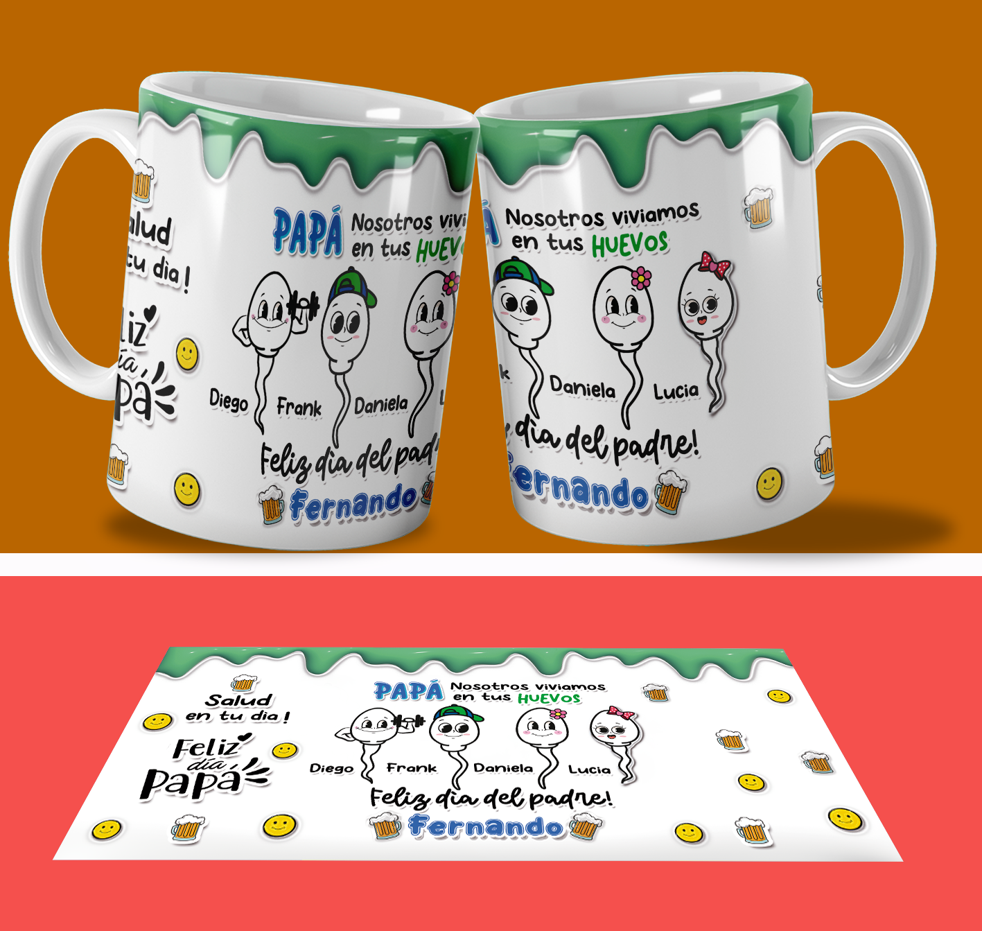148 Diseños día del padre - Pack Dibujitos y Cuadros
