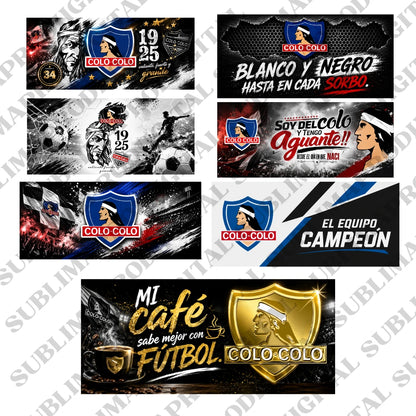 13 Plantillas  COLO COLO  para tazas